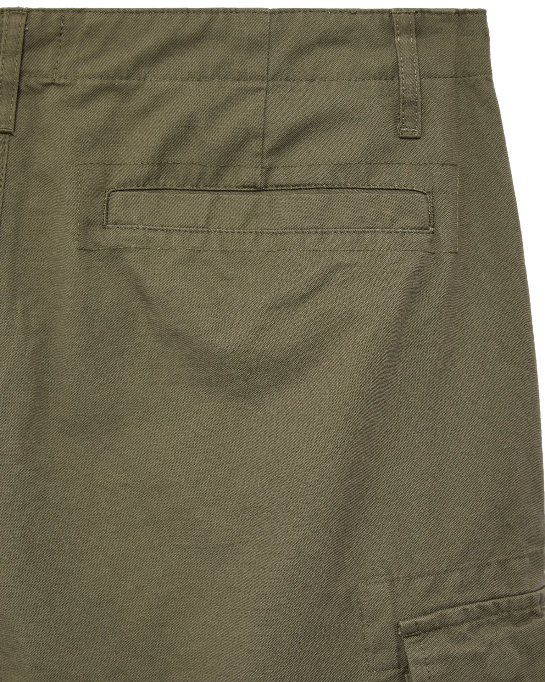 Plus Size - Mascia Cargo Shorts Castle Green