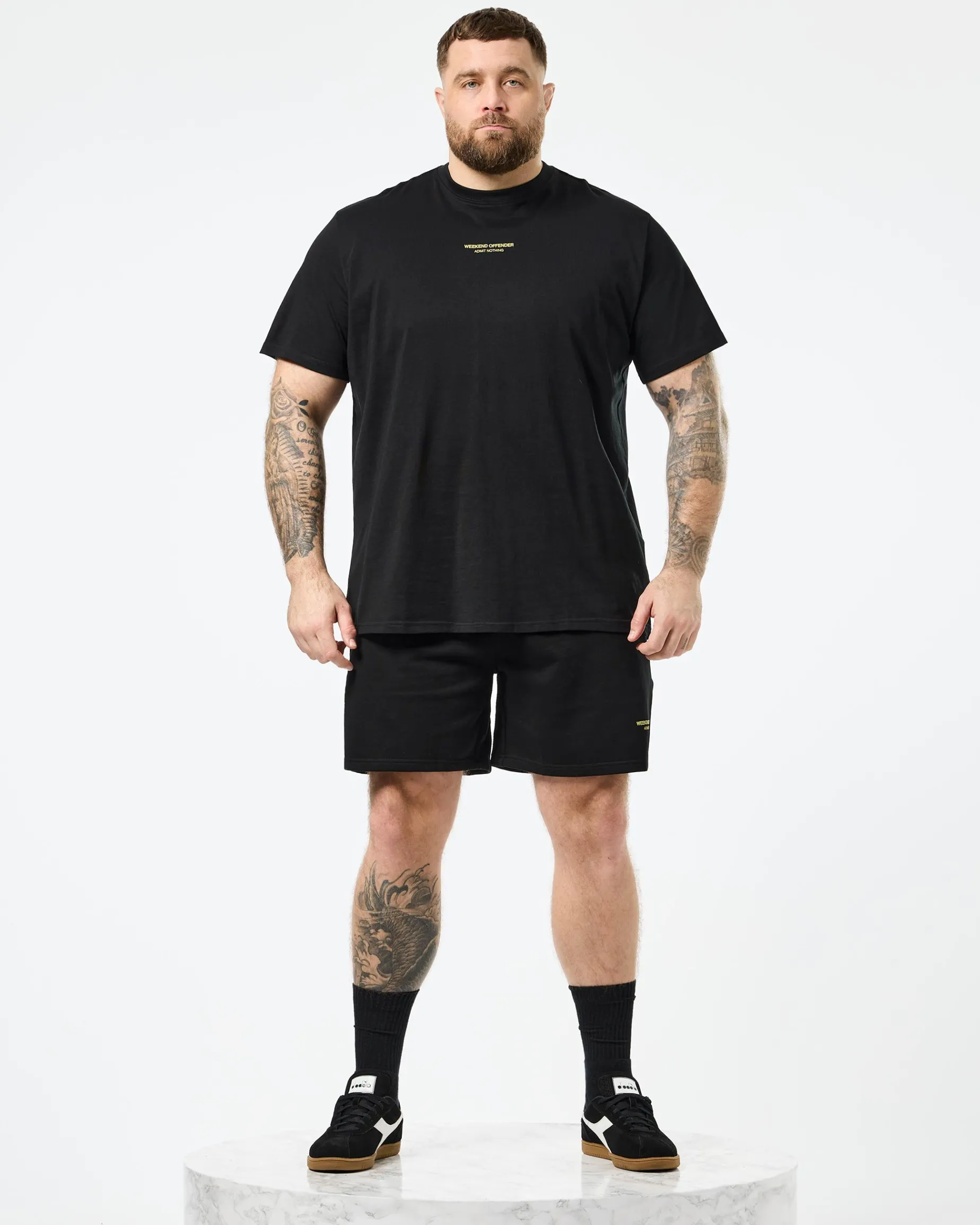Plus Size - Millergrove T-Shirts Black/Peridot Green