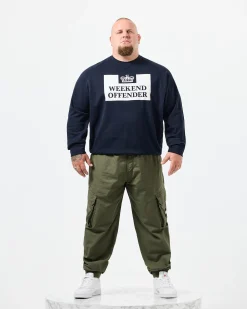 Plus Size - Penitentiary Classic Sweatshirt Navy