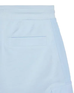 Plus Size - Pink Sands Jogger Shorts Ocean Wave Blue