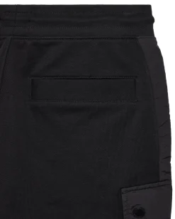 Plus Size - Pink Sands Jogger Shorts Black