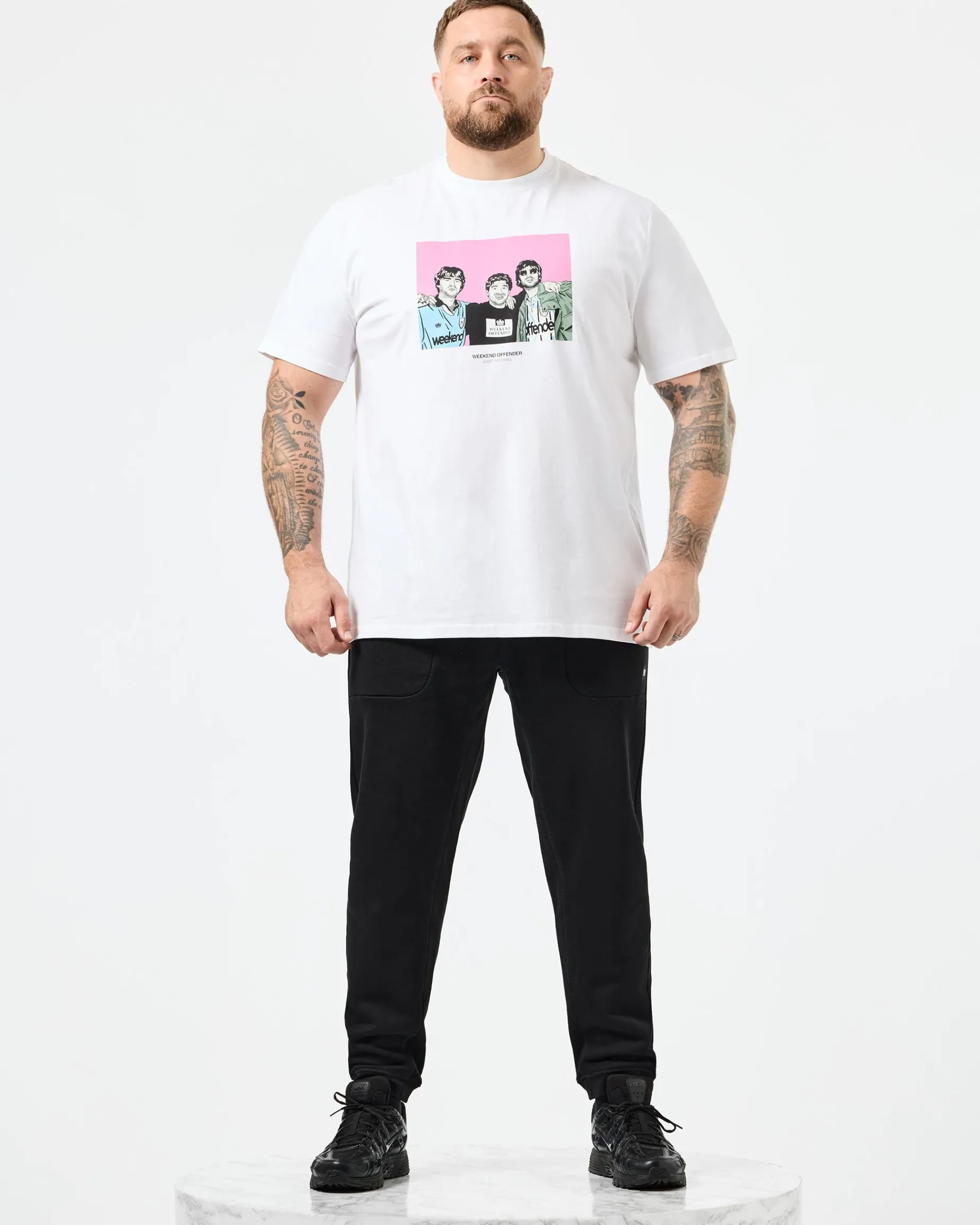 Plus Size - Rebolledo Jogger Pants Black
