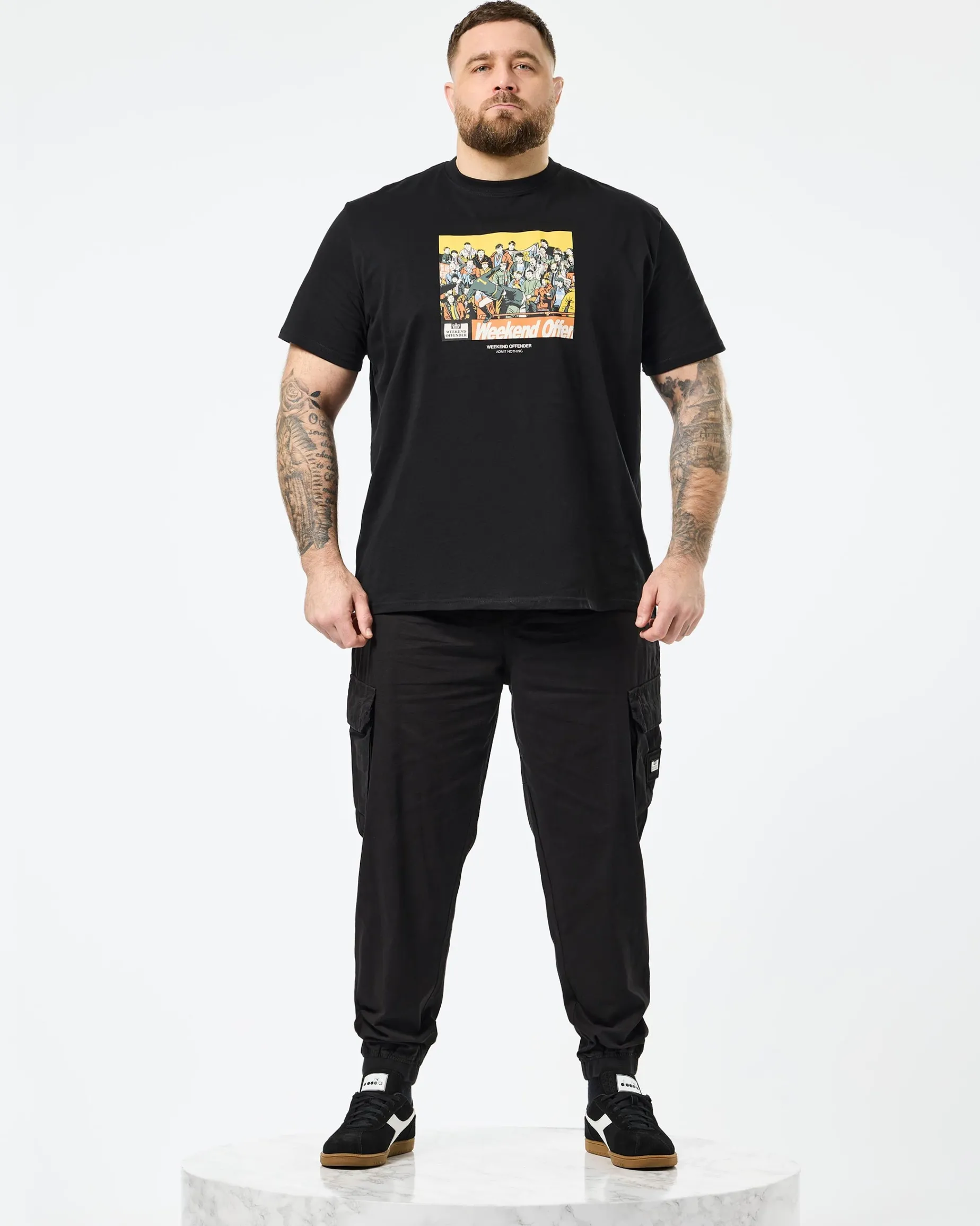 Plus Size - Selhurst Graphic T-Shirt Black
