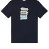 Plus Size - Tapes Graphic T-Shirt Navy