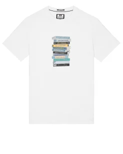 Plus Size - Tapes Graphic T-Shirt White