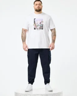 Plus Size - Turf Wars Graphic T-Shirt White