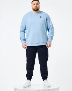 Plus Size - Vega Sweatshirt Sea Marine/Mid House Check