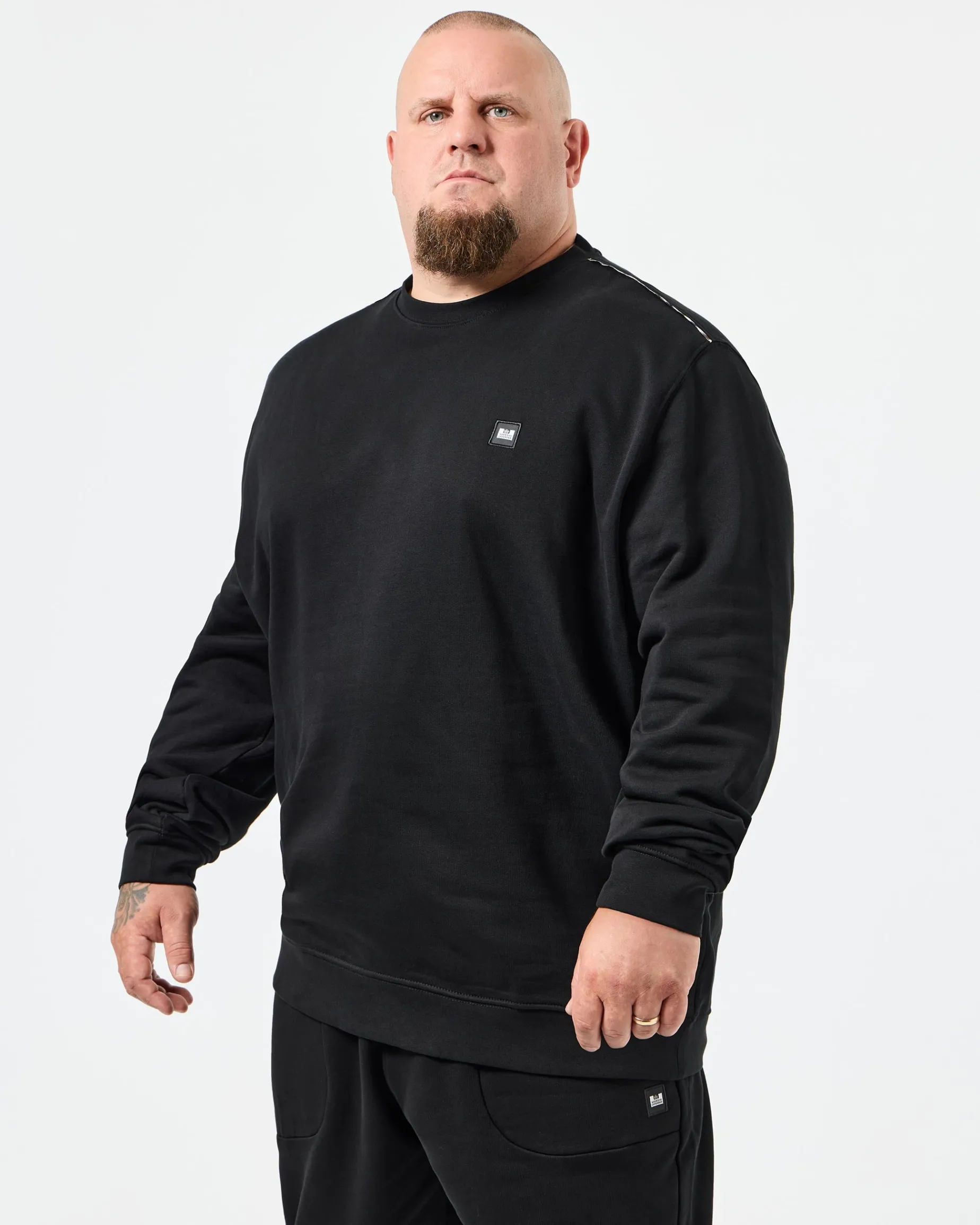 Plus Size - Vega Sweatshirt Black/Mid House Check