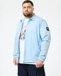 Plus Size - Vinnie Over-Shirt Ocean Wave Blue