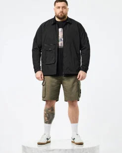 Plus Size - Vinnie Over-Shirt Black