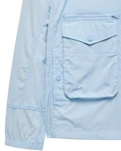 Plus Size - Vinnie Over-Shirt Ocean Wave Blue