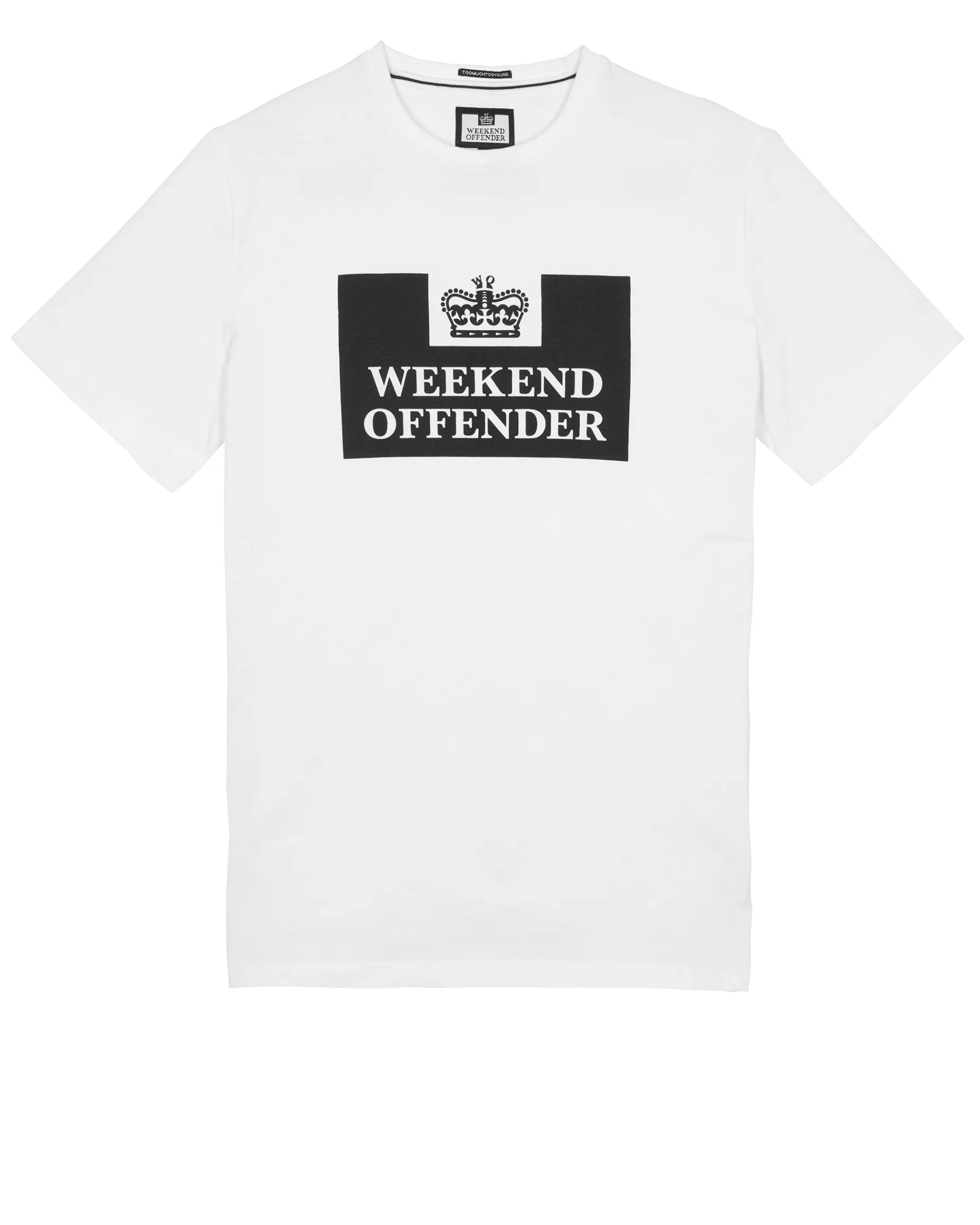 Prison T-Shirt White - Plus Size