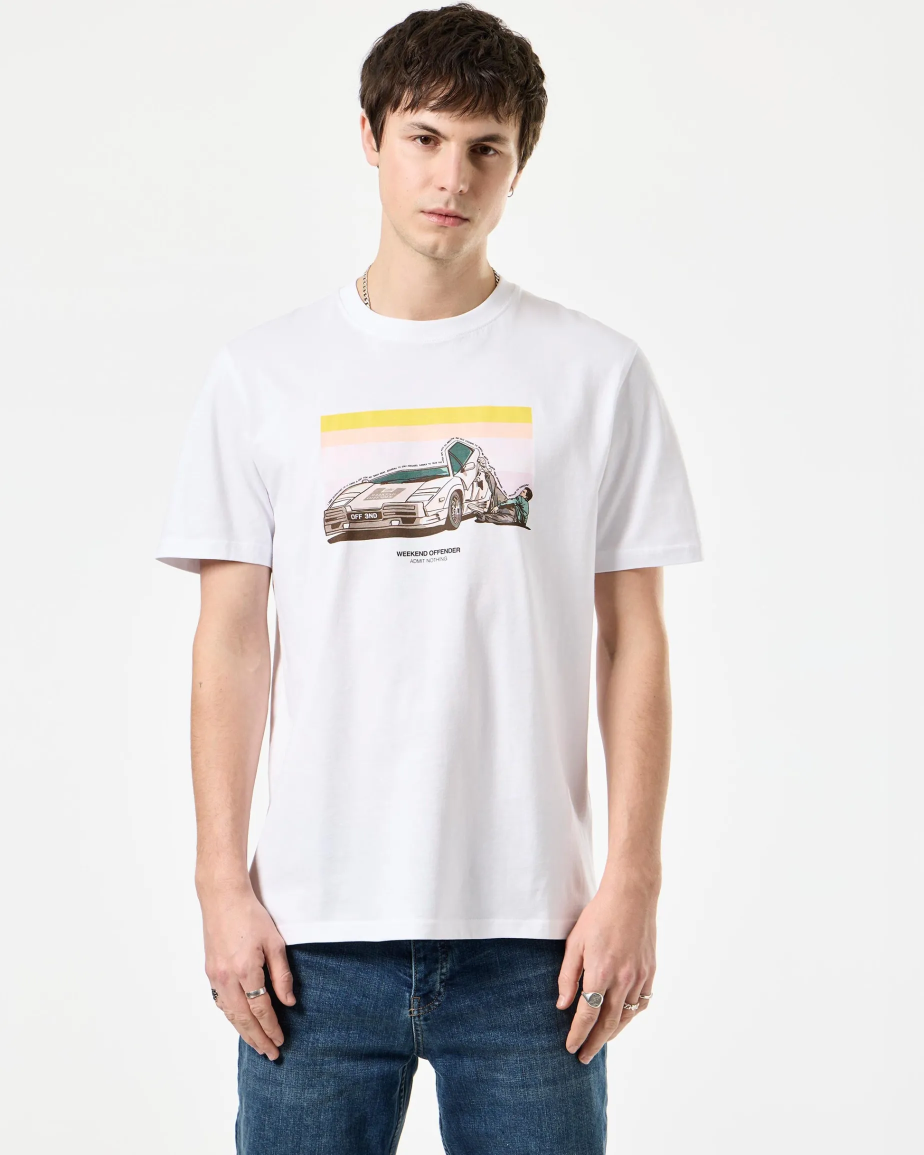 Quaaludes Graphic T-Shirt White