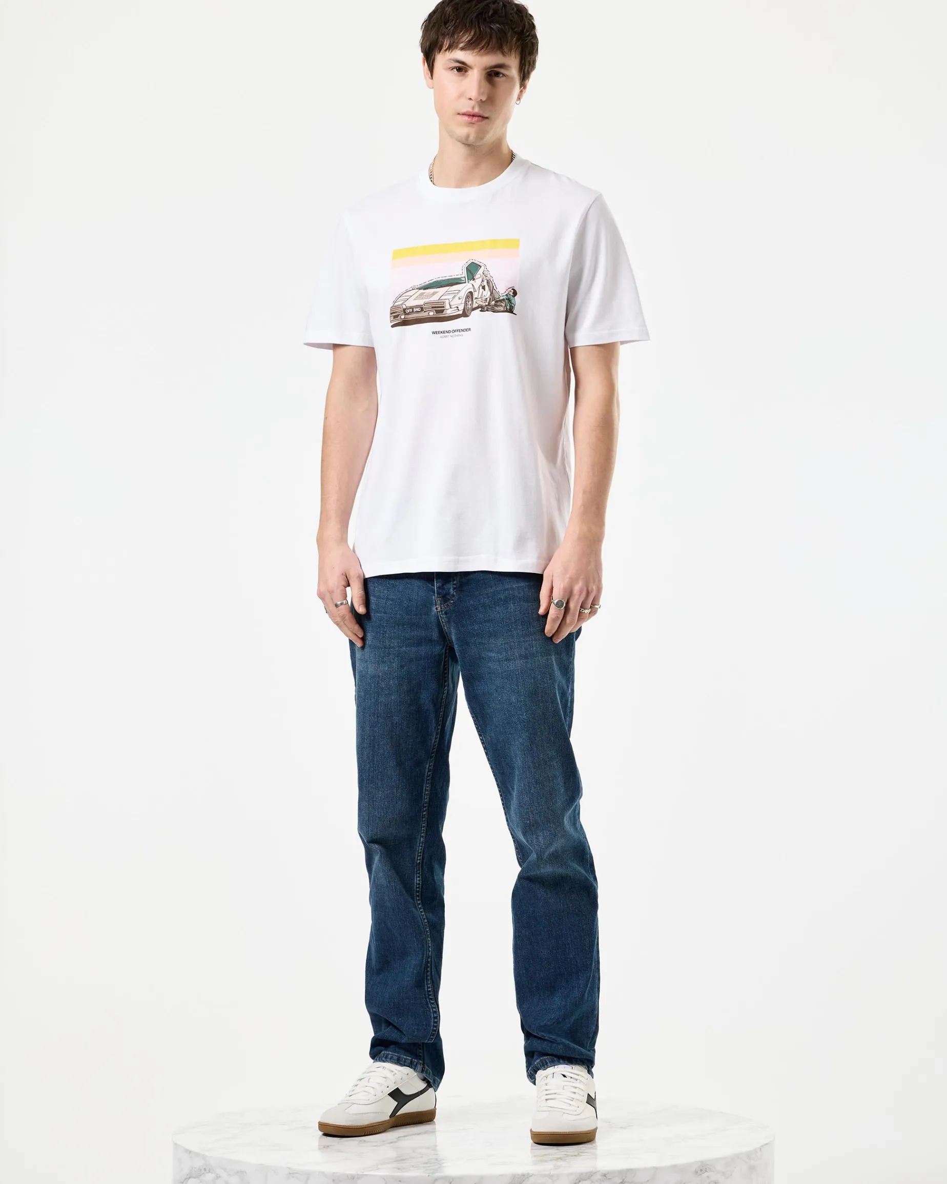 Quaaludes Graphic T-Shirt White