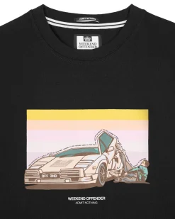 Quaaludes Graphic T-Shirt Black