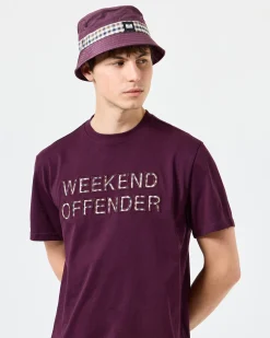 Queensland Bucket Hat Acai Berry/Mid House Check