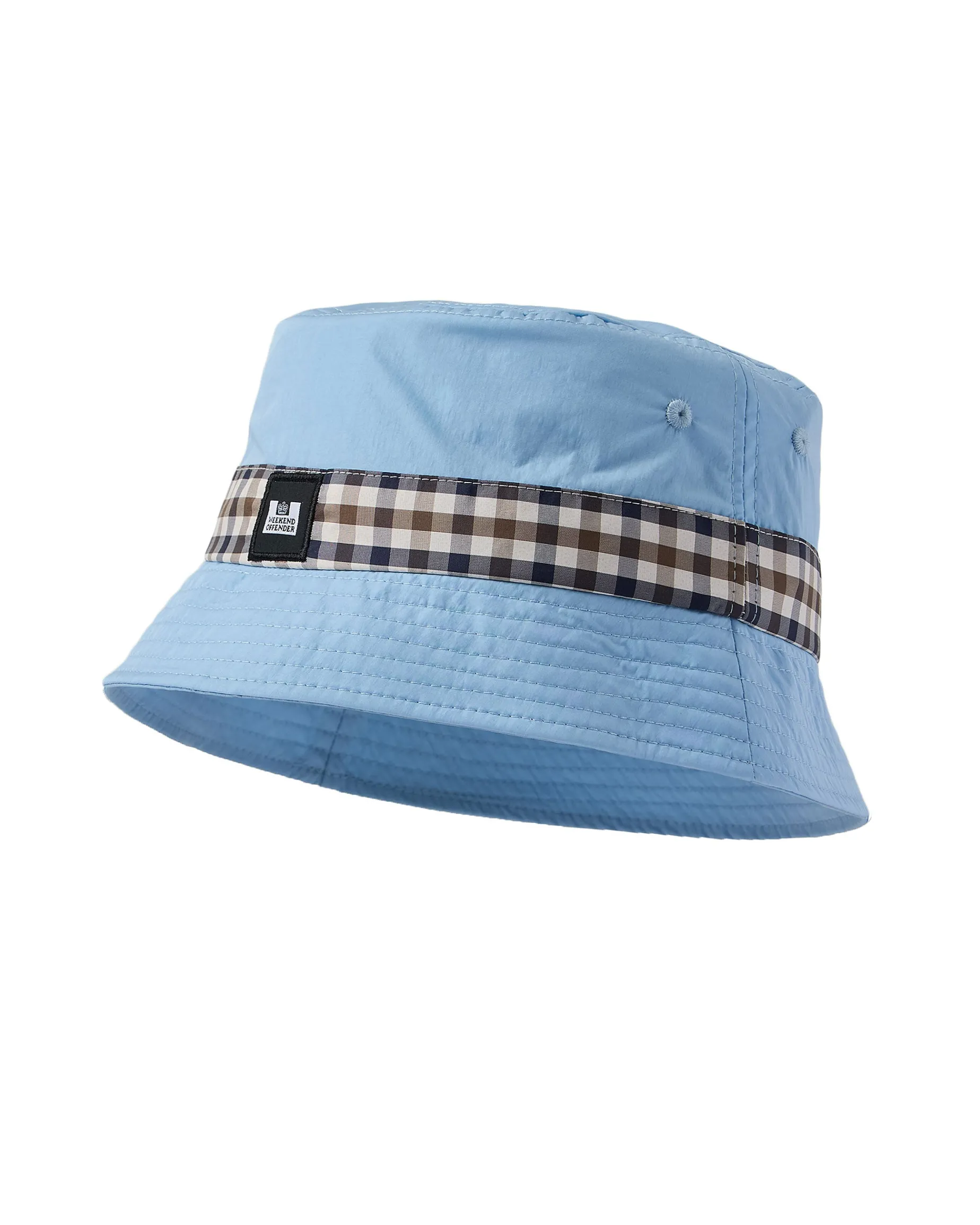 Queensland Bucket Hat Sea Marine/Mid House Check