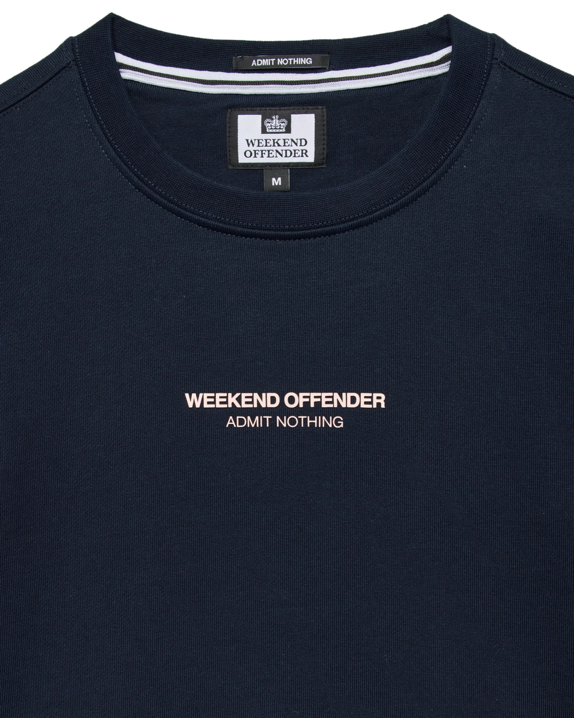 Raval Sweatshirt Navy/Pale Blush Pink