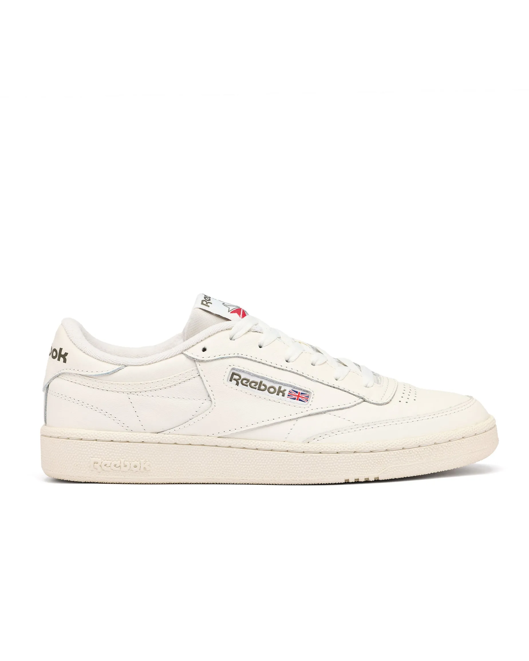 Reebok Club C 85 Trainers Chalk/Hunter Green