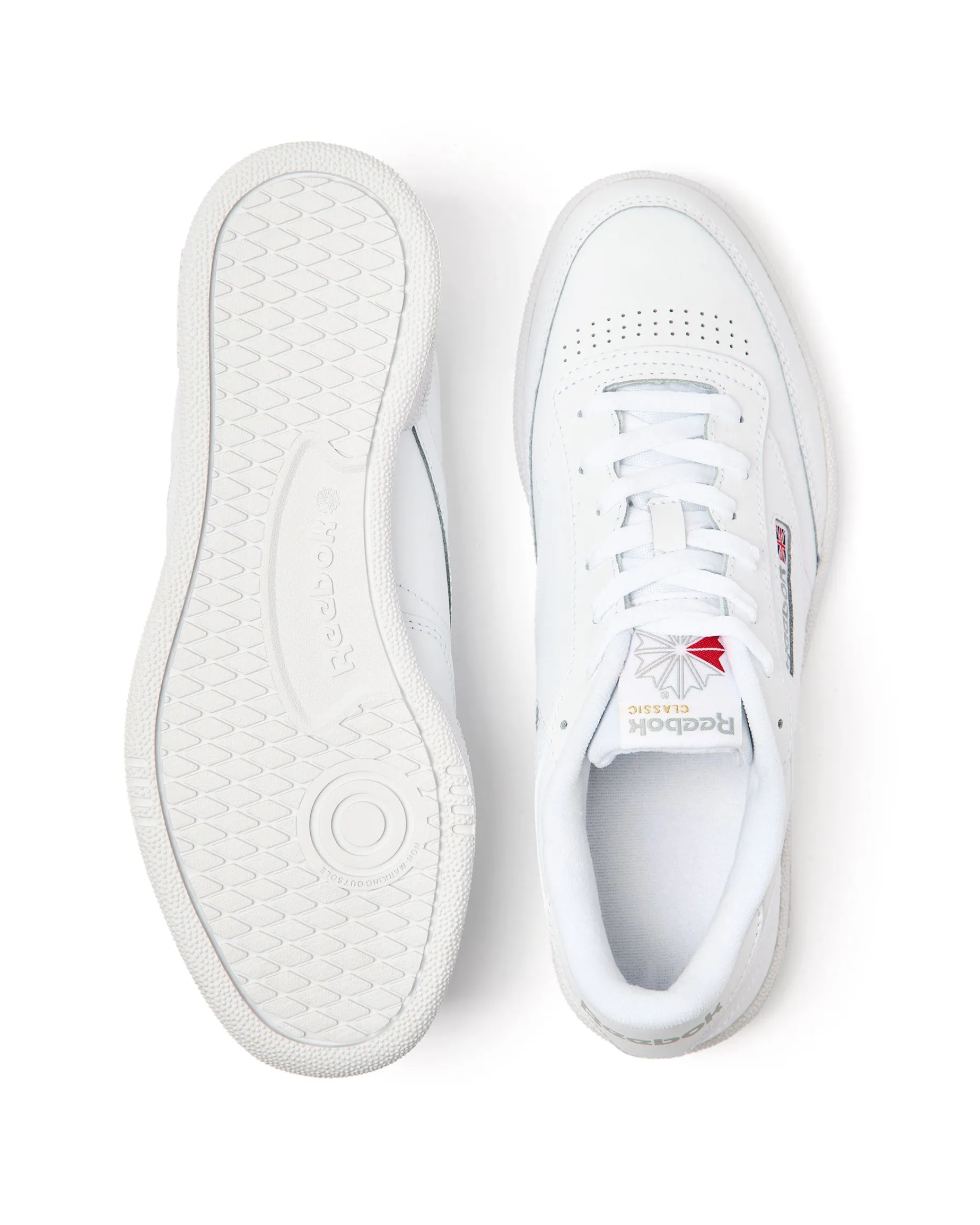 Reebok Club C 85 Trainers White/Sheer Grey