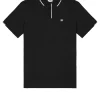 Rivas Polo Shirt Black/Pale Blush Pink