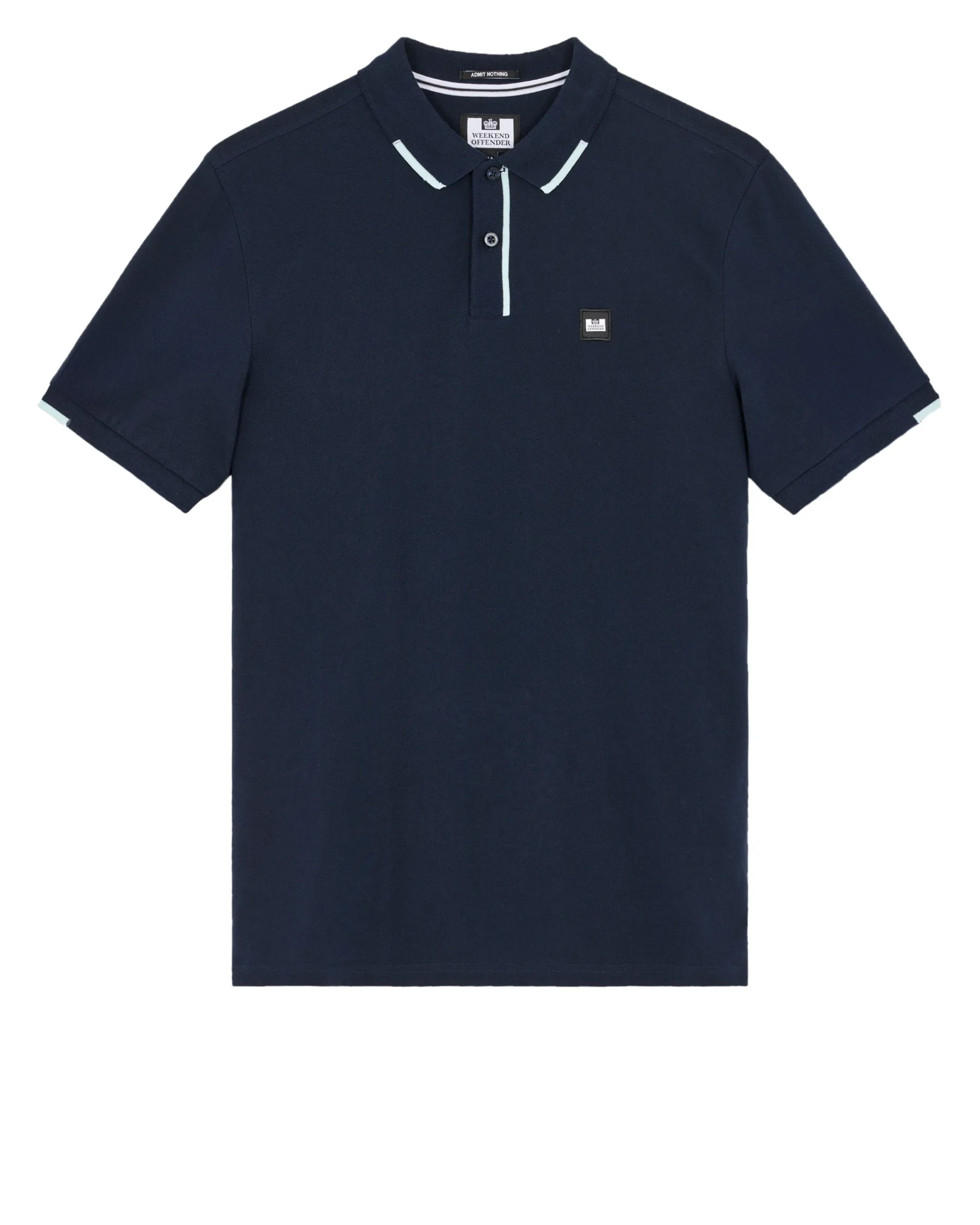 Rivas Polo Shirt Navy/Ocean Wave Blue