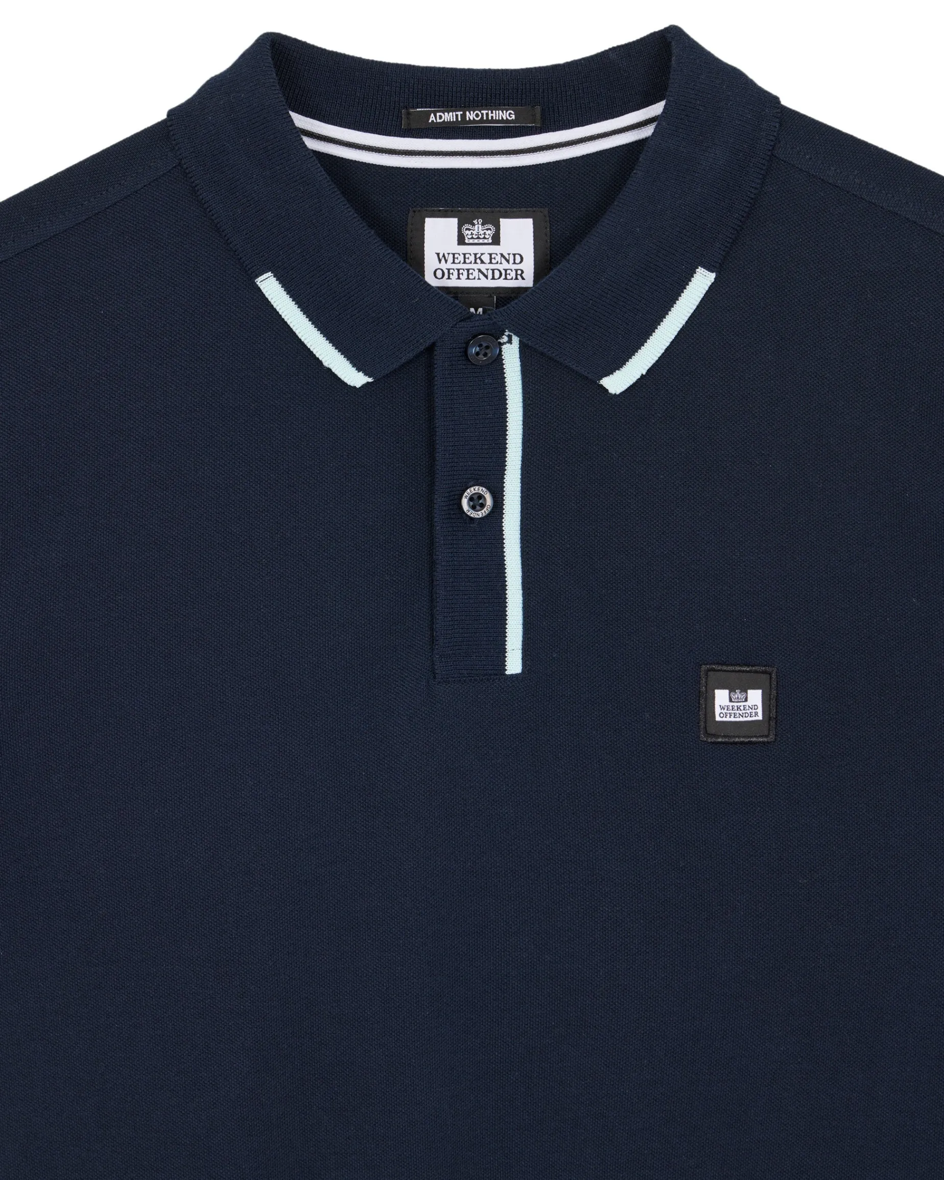 Rivas Polo Shirt Navy/Ocean Wave Blue