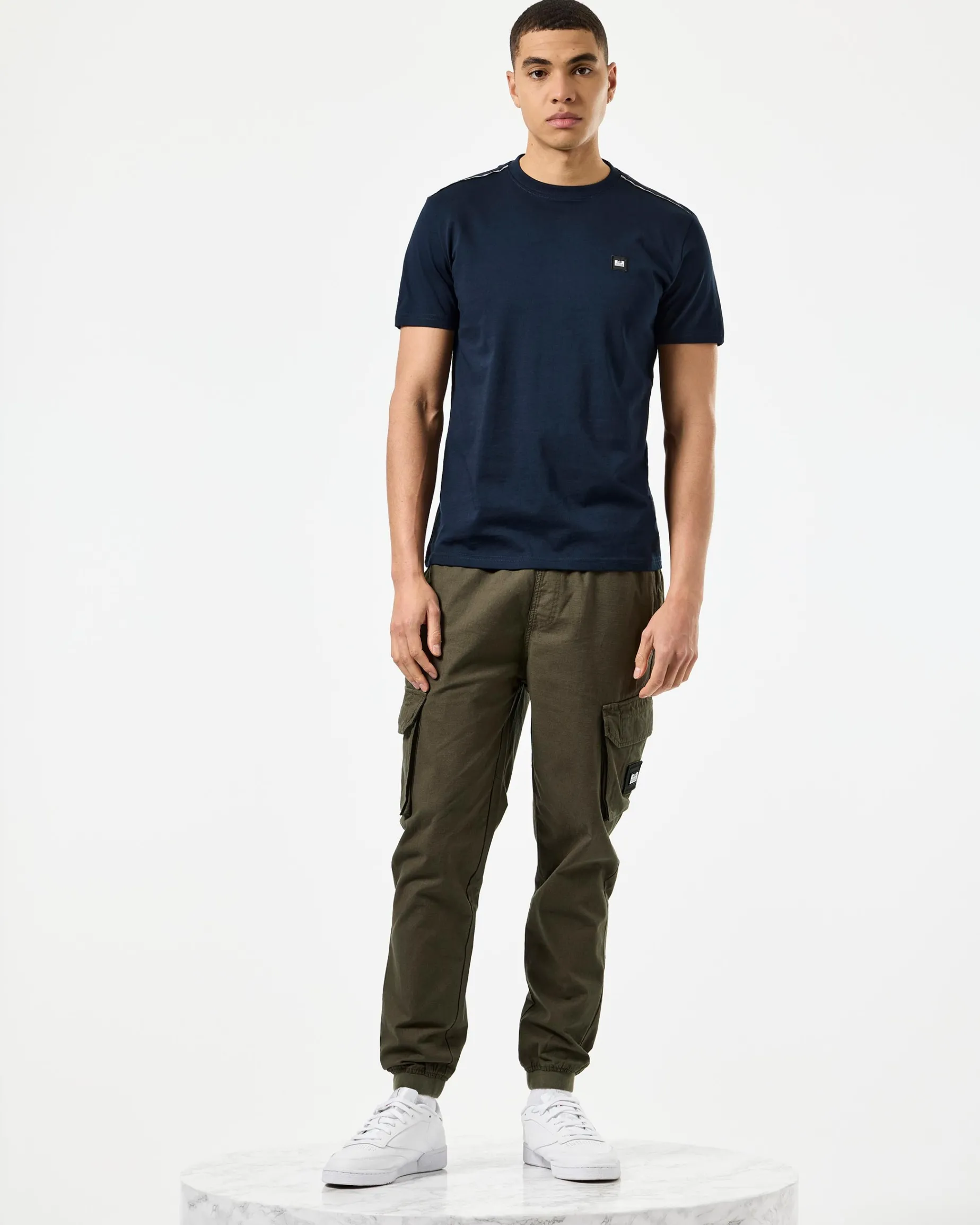 Sakai Polo Shirt Navy/Mid House Check