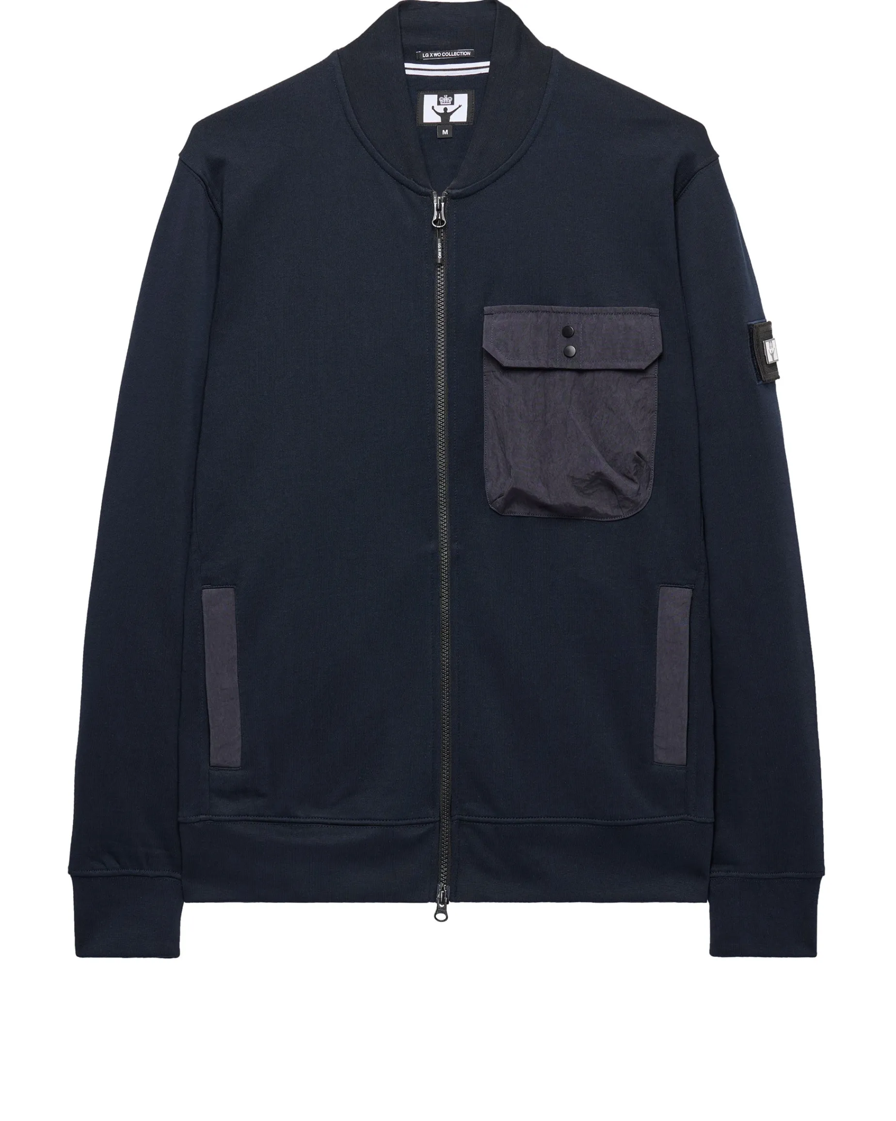 Santo Full Zip Sweatshirt Navy