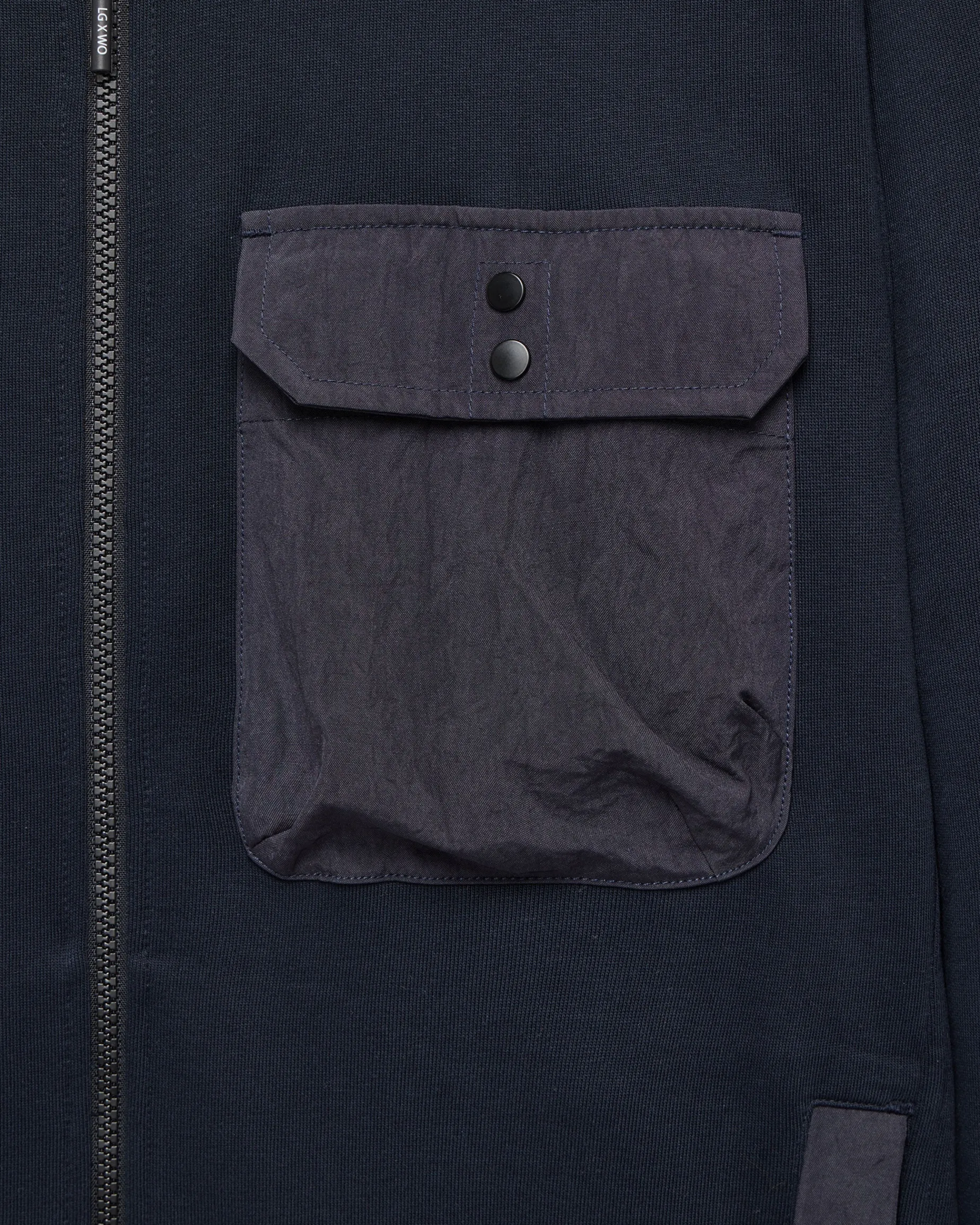 Santo Full Zip Sweatshirt Navy