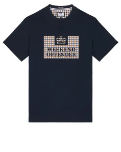 Shevchenko T-Shirt Navy/Mid House Check