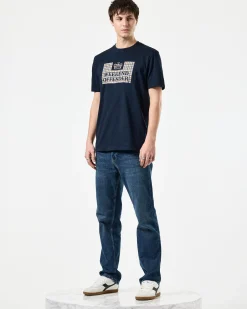 Shevchenko T-Shirt Navy/Mid House Check