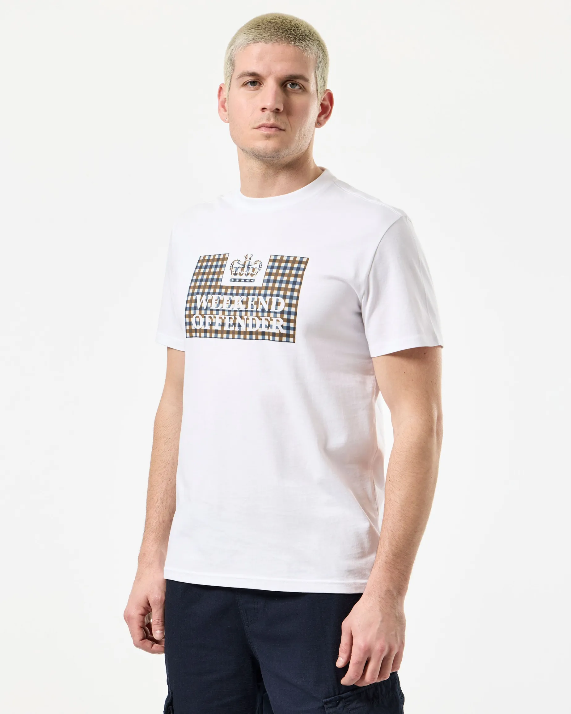 Shevchenko T-Shirt White/Mid House Check