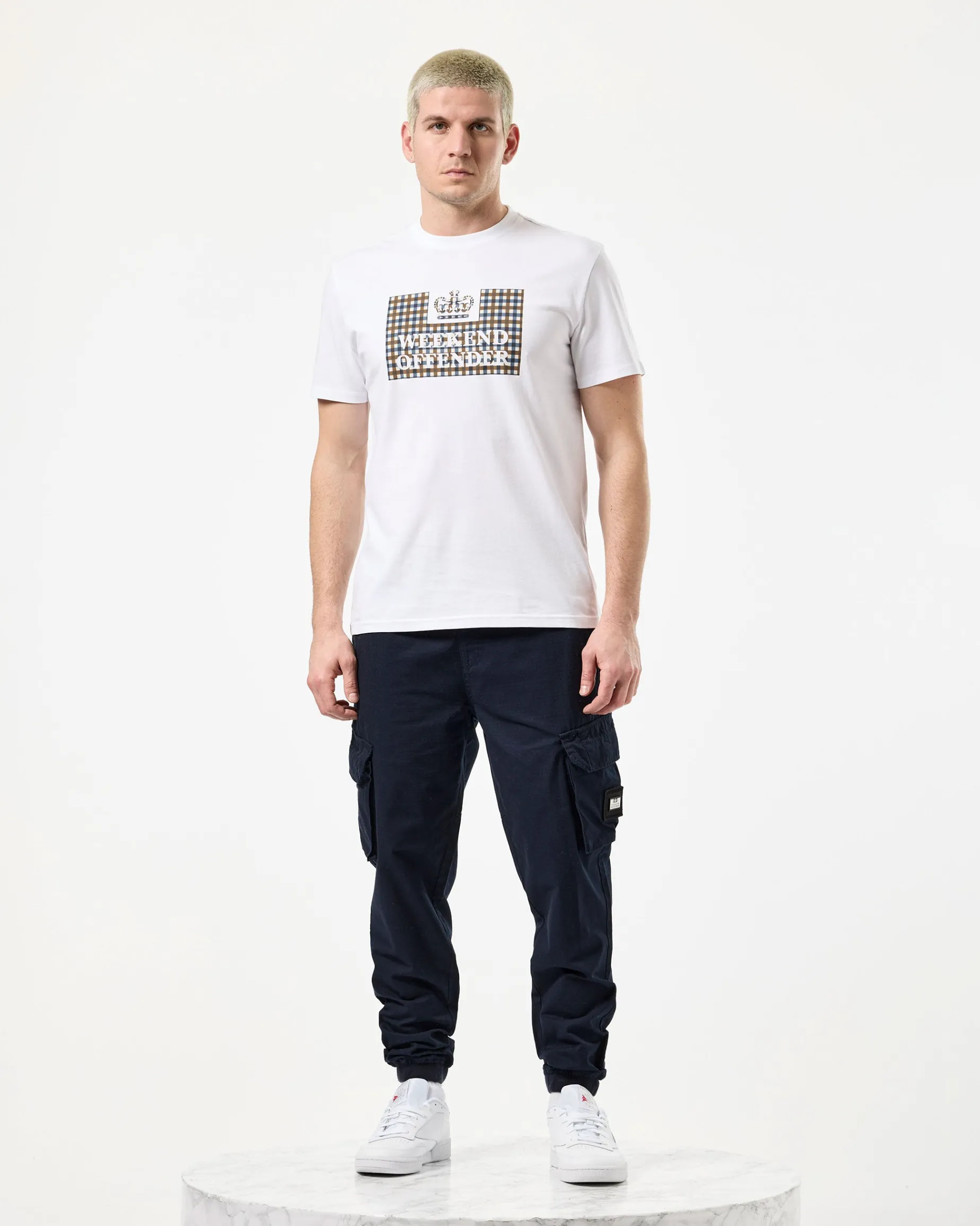 Shevchenko T-Shirt White/Mid House Check