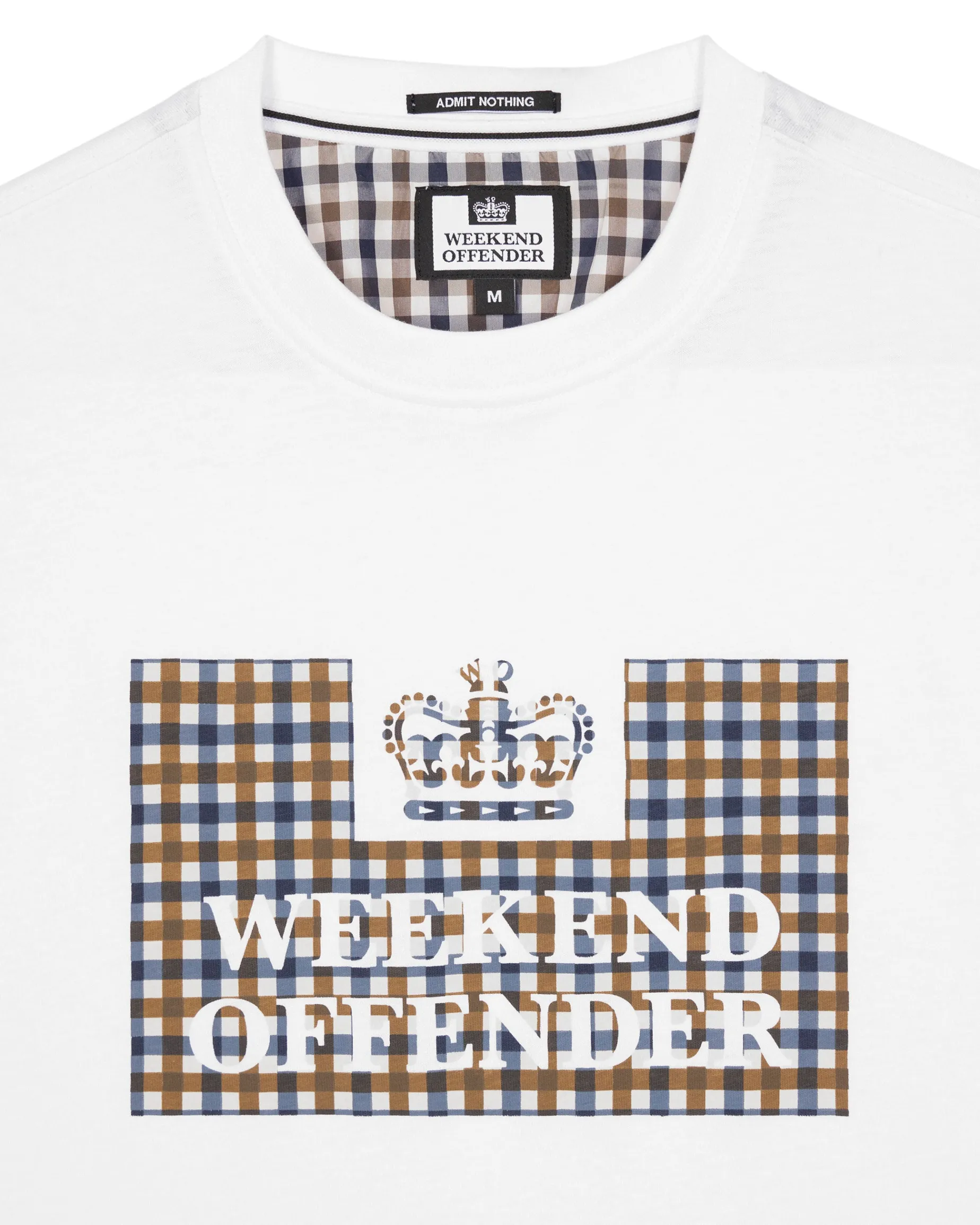 Shevchenko T-Shirt White/Mid House Check