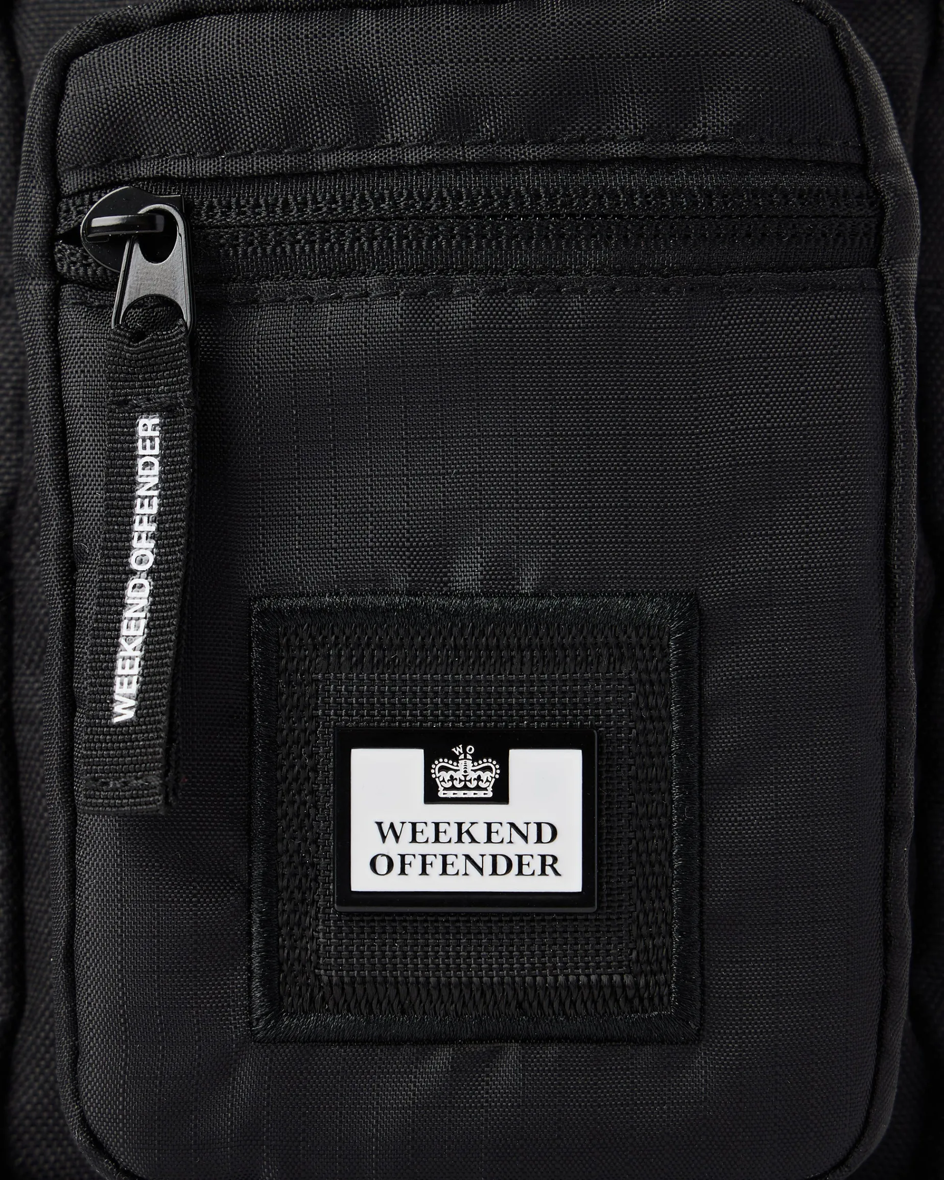 Small Crossbody Bag Black Ripstop