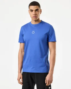 Smile Graphic T-Shirt Bluebell