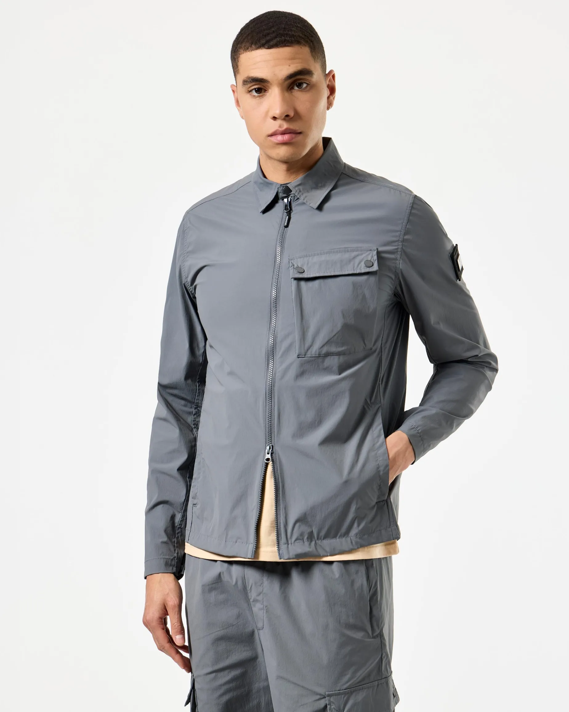 Southbank Technical Over-Shirt Zinc