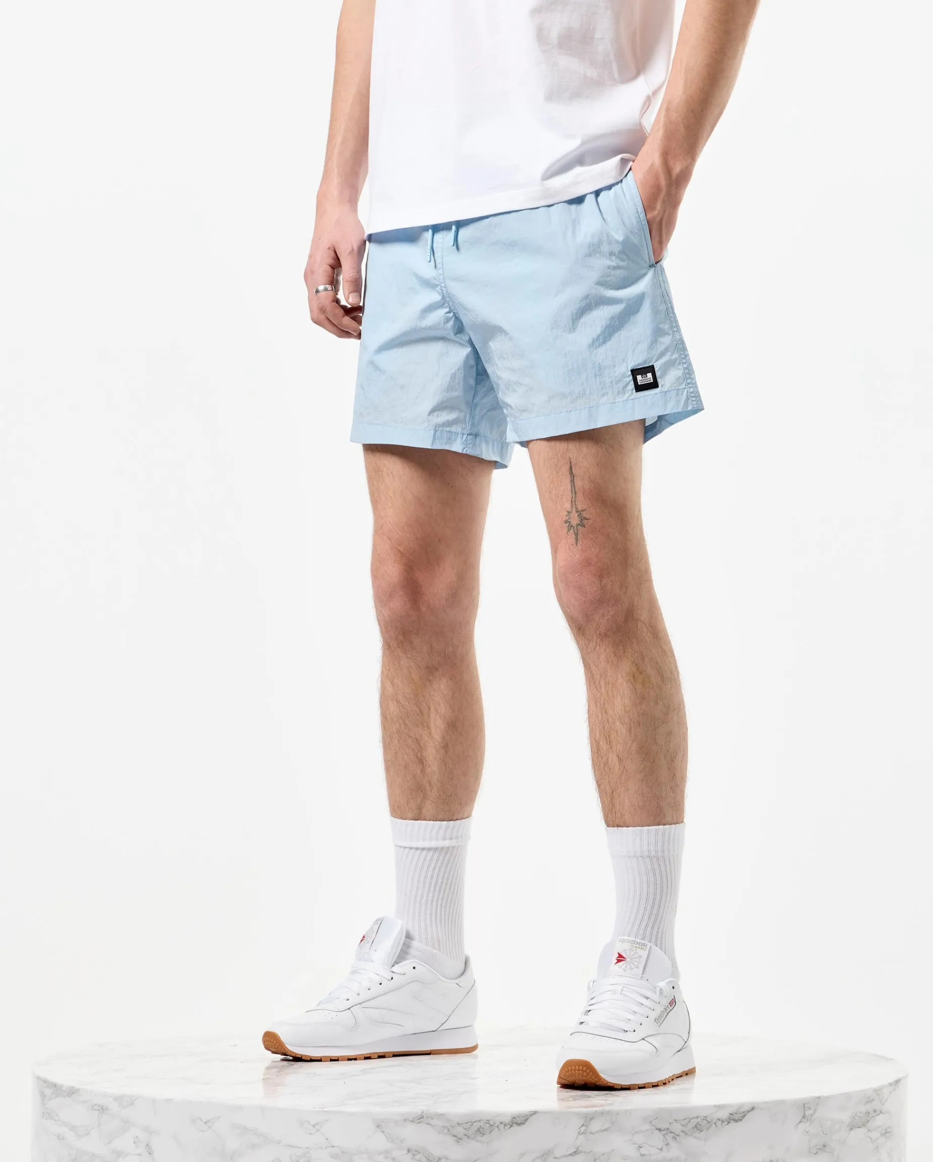 Stacks Swim Shorts Ocean Wave Blue