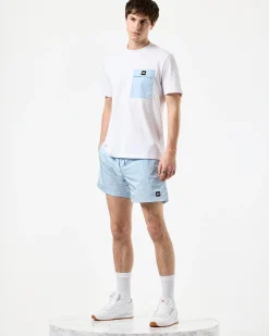 Stiniva T-Shirt White/Ocean Wave