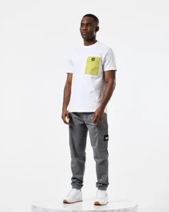 Stiniva T-Shirt White/Peridot Green