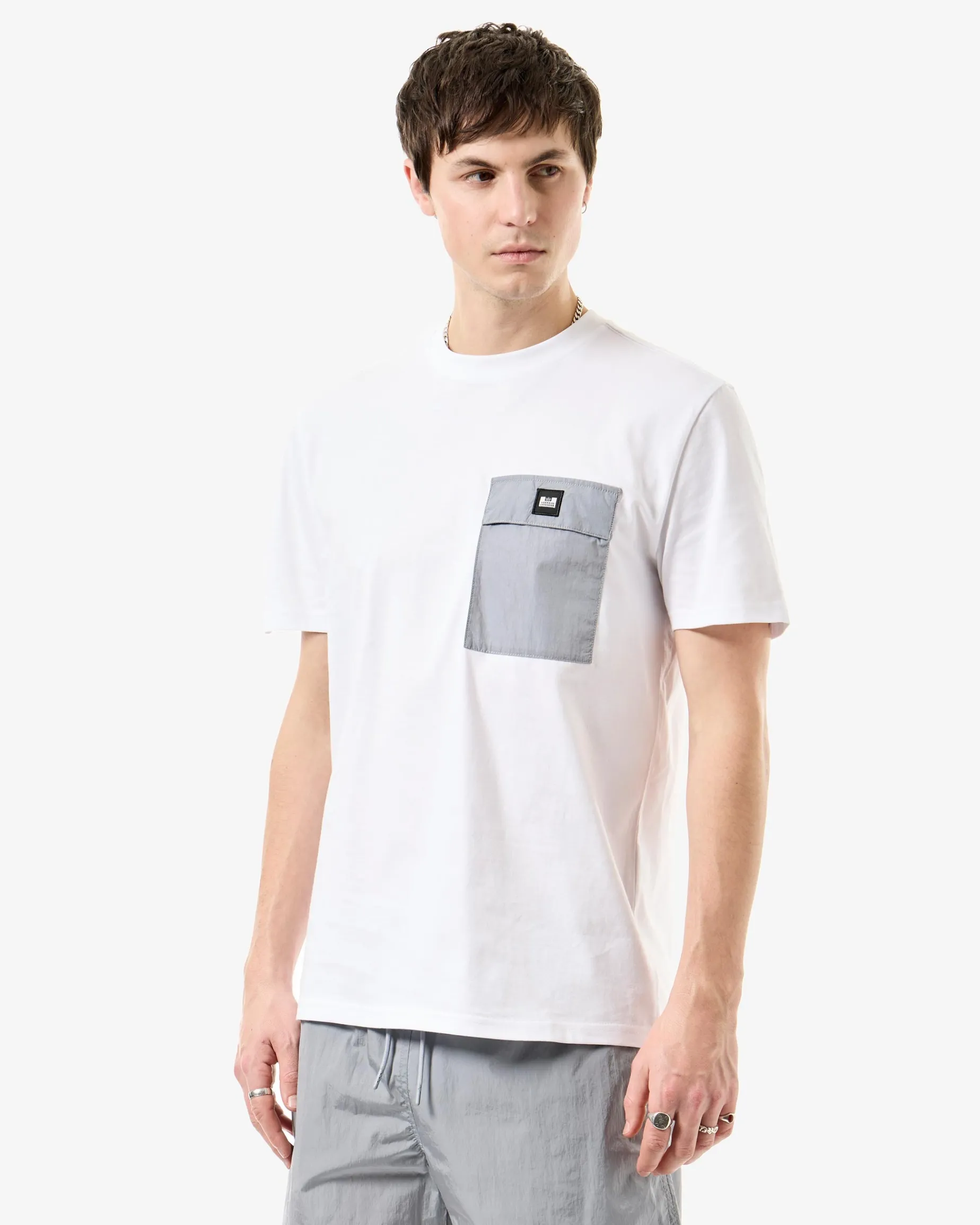 Stiniva T-Shirt White/Smokey Grey