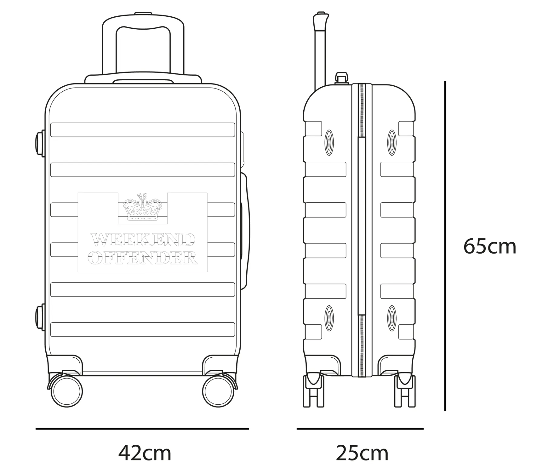 Suitcase Medium Black