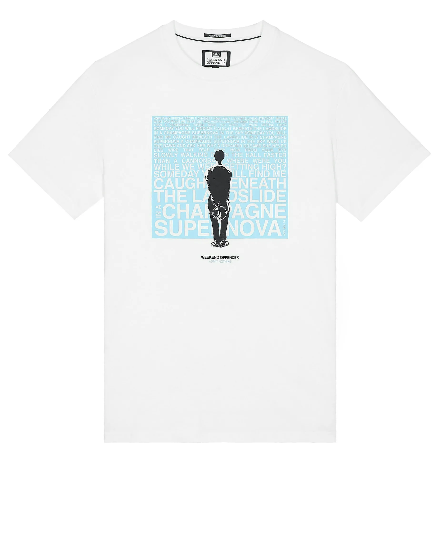 Supernova Graphic T-Shirt White/Blue