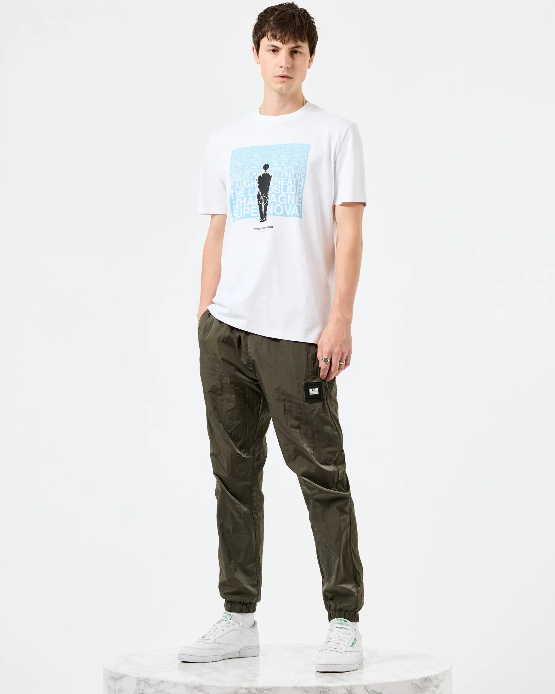 Supernova Graphic T-Shirt White/Blue