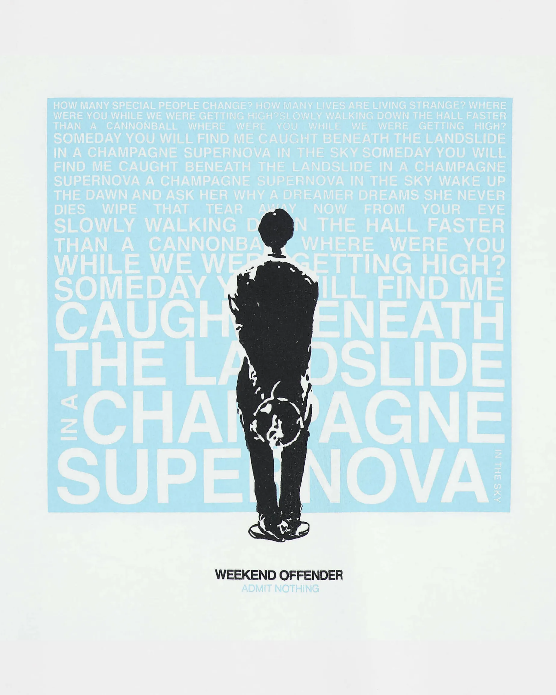 Supernova Graphic T-Shirt White/Blue
