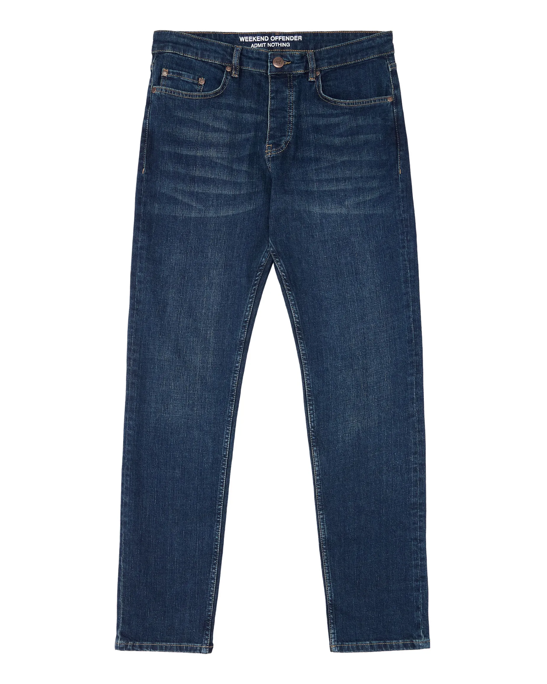 444 Tapered Dark Vintage Denim Jeans