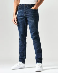 444 Tapered Dark Vintage Denim Jeans