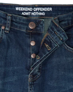 444 Tapered Dark Vintage Denim Jeans