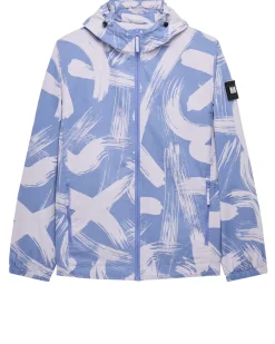 Technician Camo Cotton Jacket Cornflower Blue